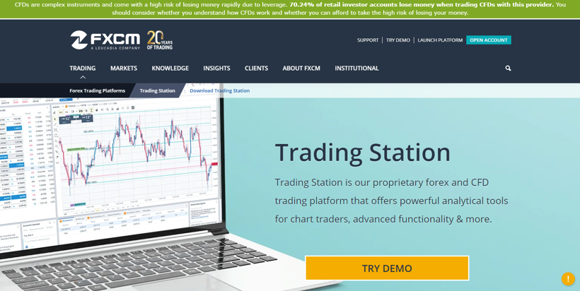 Plataformas comerciales FXCM 1 Plataformas comerciales FXCM 1
